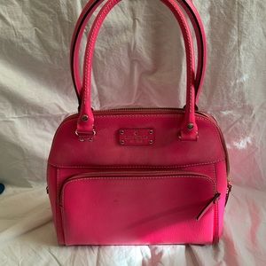 Hot pink Kate spade bag
